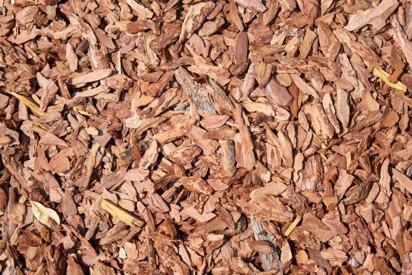 Pine Mulch Spreading in New Braunfels