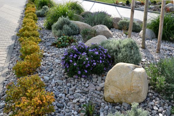 Decorative Rock Installation in New Braunfels