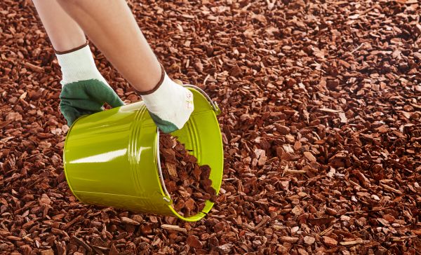 Wood Chip Landscaping in New Braunfels