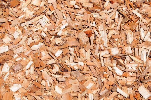 Cypress Mulch Spreading in New Braunfels